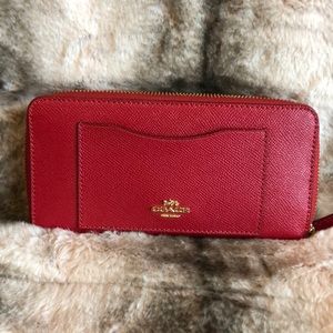 Coach Red Leather wallet